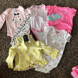 6-9 month girl onesies